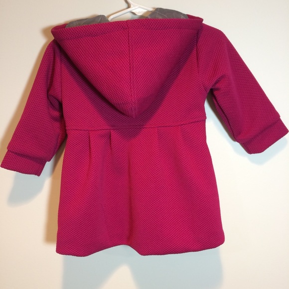 ❄️Fuschia Pea Coat-Style Jacket! - Picture 4 of 4